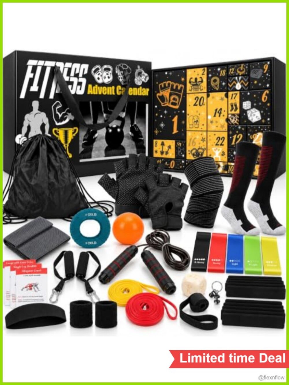 Fitness Advent Calendar 2026 Teen Boys Men 24Day Gym Gift